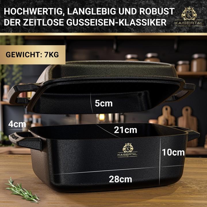Immagine prodotto Kaisertal Bräter (Pirofila + casseruola, Ghisa)