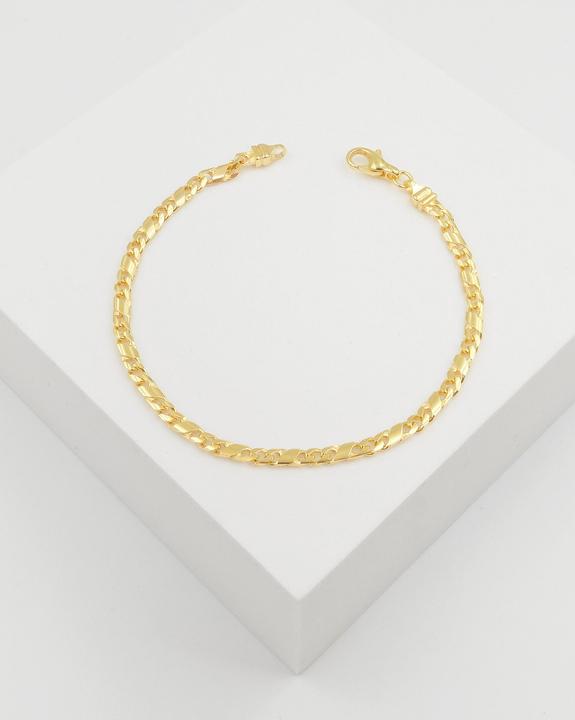 Immagine prodotto Muau Catena di 8 (21 cm, Oro giallo 750/18 carati)