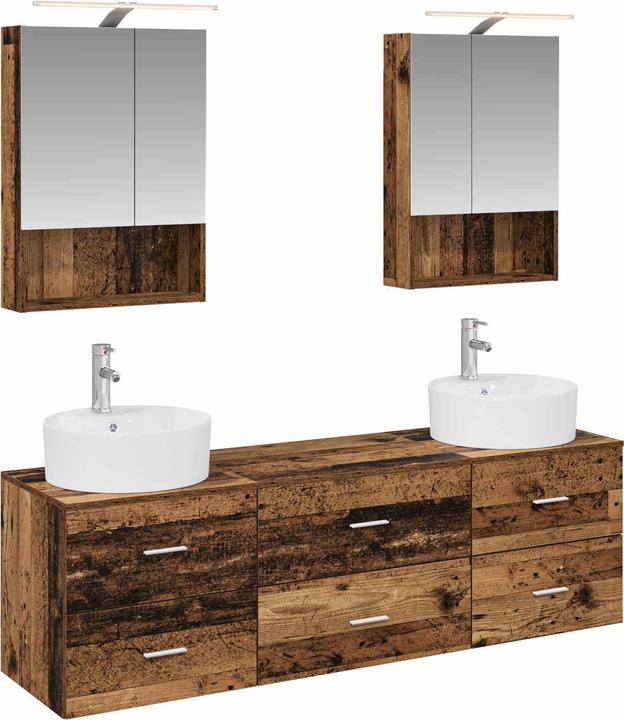Produktbild vidaXL Badezimmerschrank (14.50 x 50 x 70 cm)