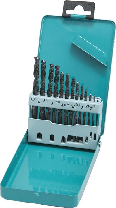 Immagine prodotto Makita D-54075 HSS-R Set di 13 Punte per foratura in Metallo - DIN 338 118° (2,0 mm)
