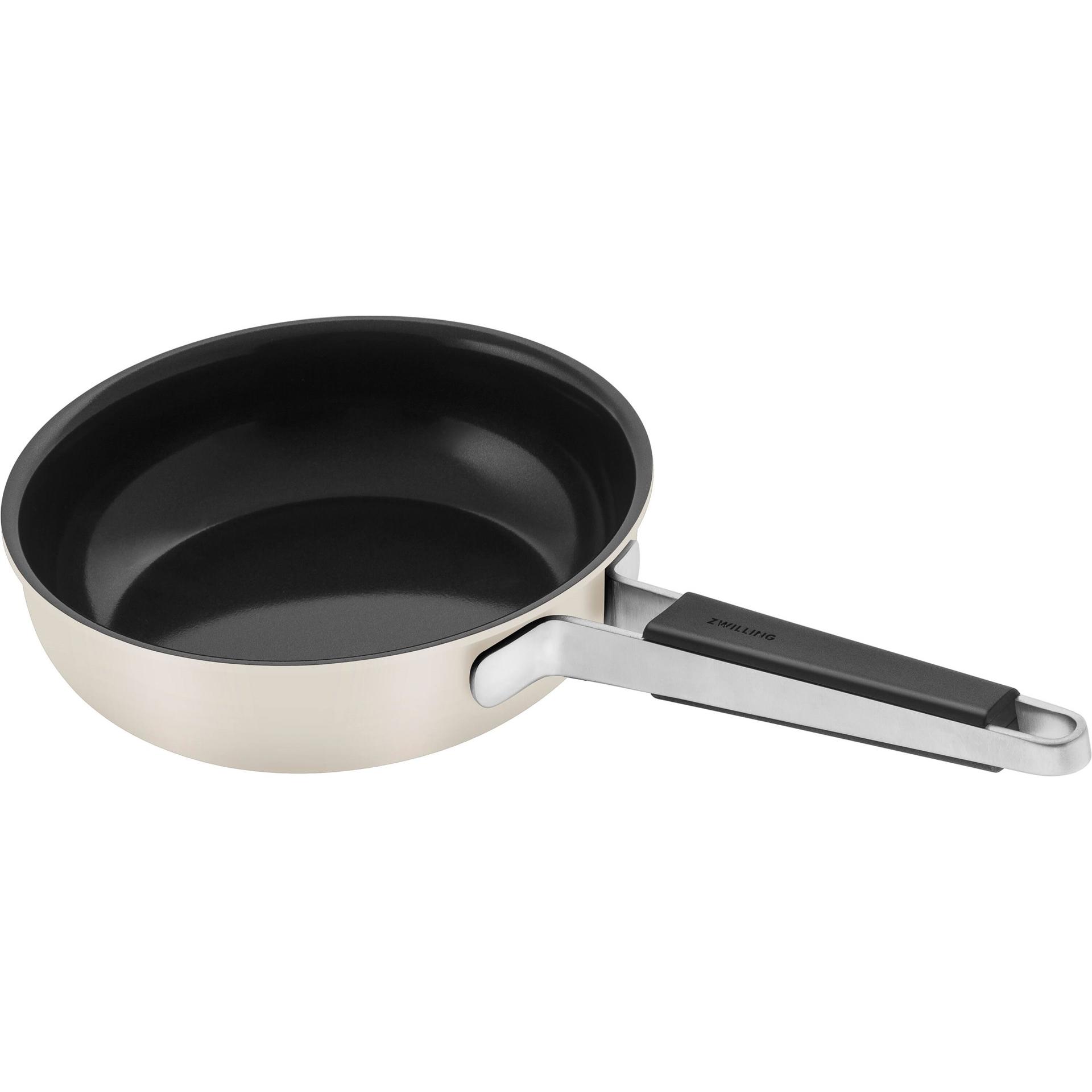 Zwilling Pure Bratpfanne 20cm Elfenbeinweiss, Pfanne + Kochtopf, Weiss