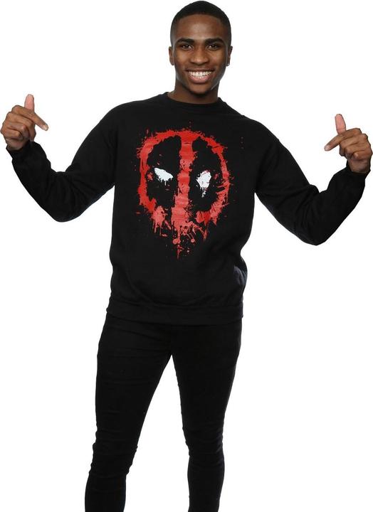 Immagine prodotto Deadpool Splat Face Felpa Uomo (S)