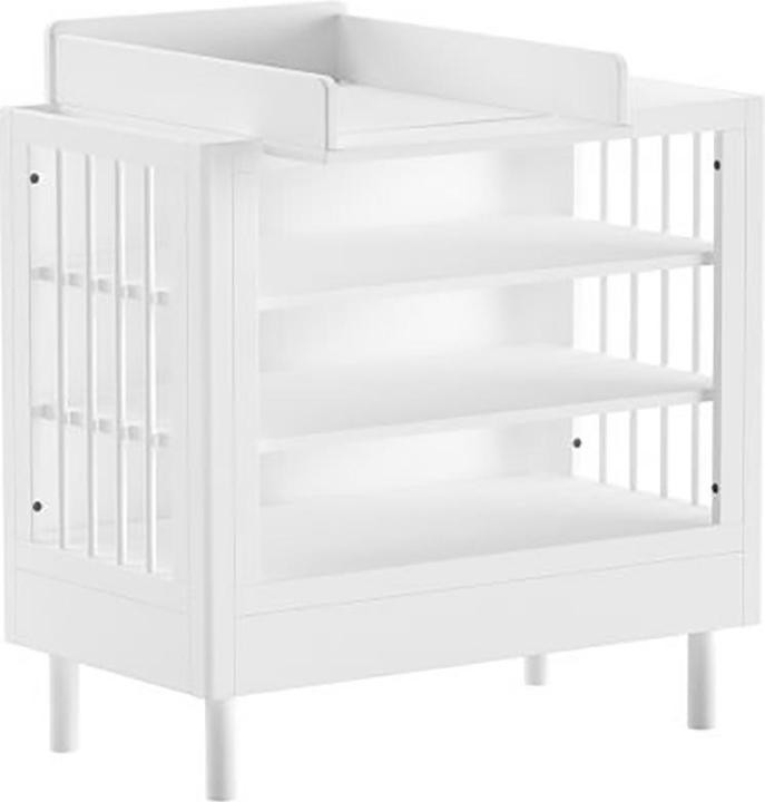 Produktbild Vipack Babyzimmer Forrest Buche 4-teilig Set D (Kinderkleiderschrank, Babybett, Wickelkommode)