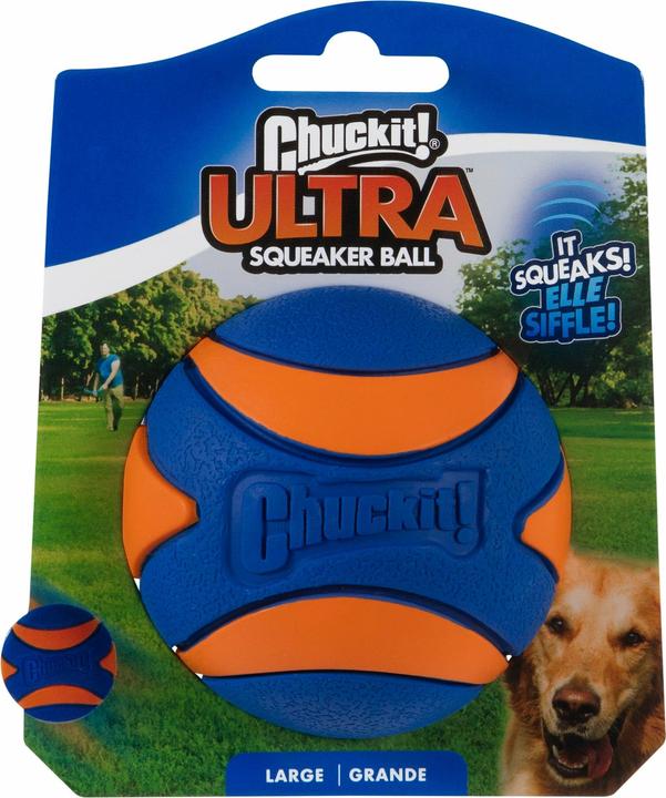 Immagine prodotto Chuckit! Ultra Squeaker Bal (Gioco da masticare per cani)