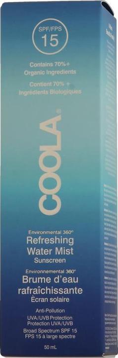 Actual product image Coola Suncare Full Spectrum 360° Refreshing Water Mist (Sun cream face, SPF 15, 50 ml, 50 g)