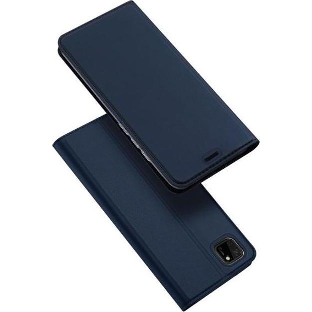Dux Ducis Skin Pro Series Bookcover (Huawei Y5p), Smartphone Hülle, Blau