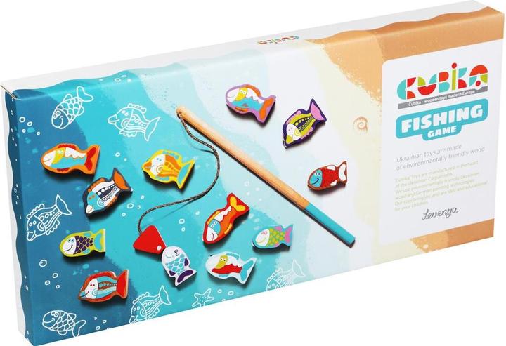 Actual product image Cubika Wooden fishing game