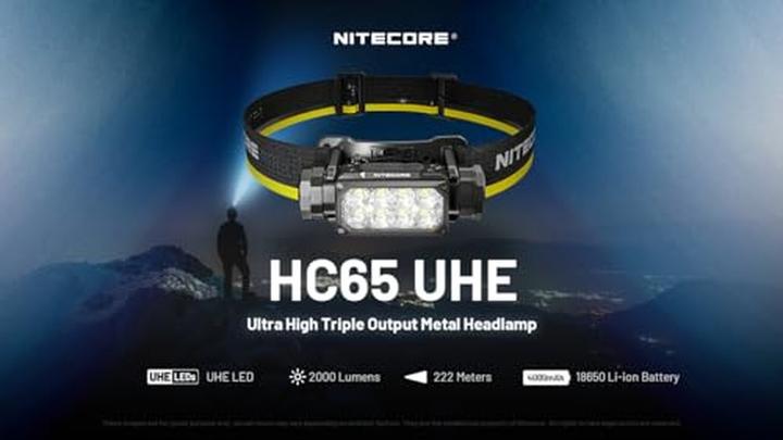 Immagine prodotto Nitecore HC65 UHE (2000 lm)