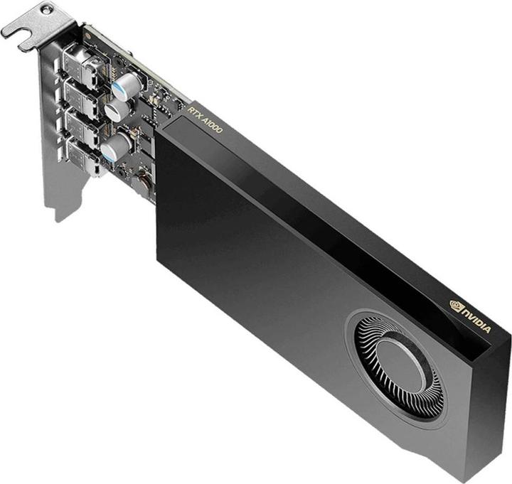 Actual product image PNY RTX A1000 graphics card, graphics category: Professional/CAD (8 GB)
