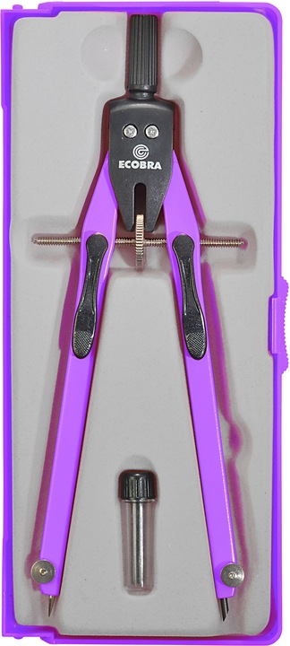 Produktbild Ecobra Zirkel Duo-Tec 17cm 426121 350mm, lila