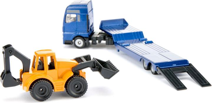 Actual product image Siku 1761 MAN Lkw mit Baggerlader