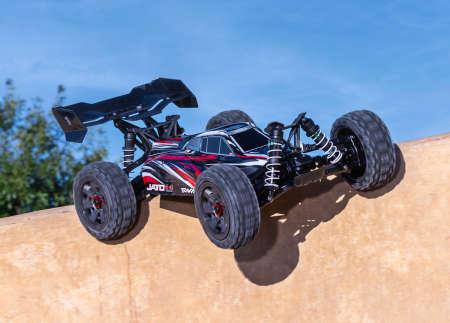 Produktbild Traxxas JATO 4x4 BL2S Brushless rot 1/8 RTR, HD-Teile, ohne Akku/Lader (RTR Ready-to-Run)