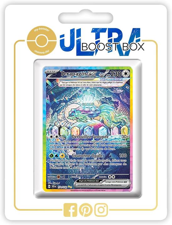 My-booster Terapagos ex Tera Alternativo Ultraboost X Écarlate e Violet 7 Corona Stellare (Francese, Pacchetto Booster)