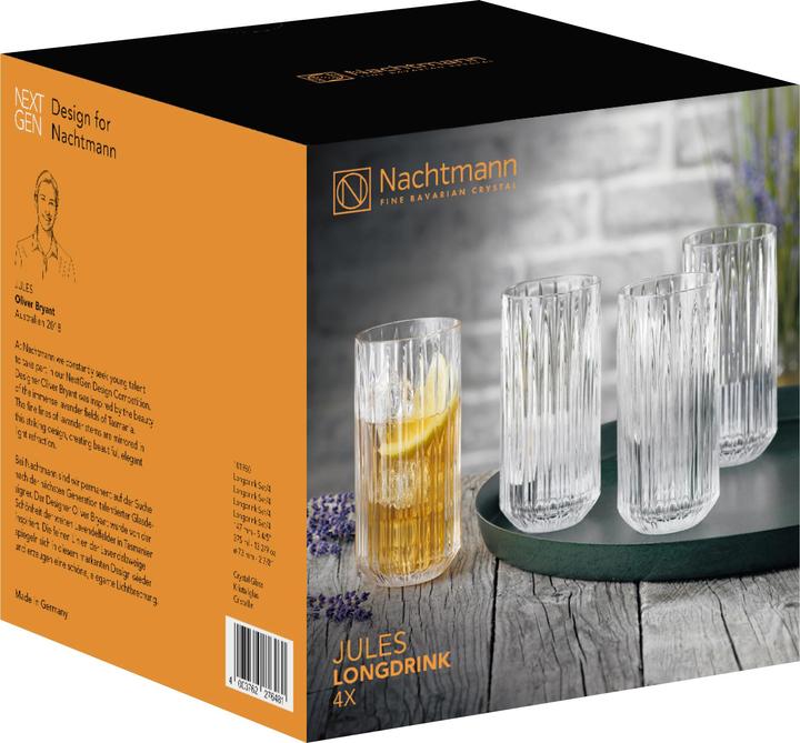 Immagine prodotto Nachtmann Jules (3.75 dl, 4 x, Bicchieri da bibita lunghi)