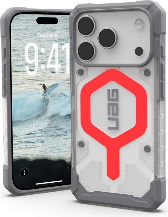Produktbild UAG - Pathfinder Clear MagSafe - iPhone 17 Pro - Active Lava Lanyard (Apple iPhone 17 Pro)