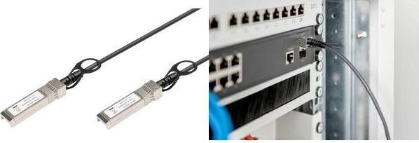 Image du produit Digitus SFP DAC Cable, AWG 30 Allnet,CISCO,Dell,D-Link,Edimax,Etherwan,Fortinet (CAT8.2, 1 m)