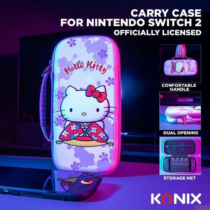Image du produit Konix Sac de transport Hello Kitty Pro - 3D (Switch, Switch OLED)