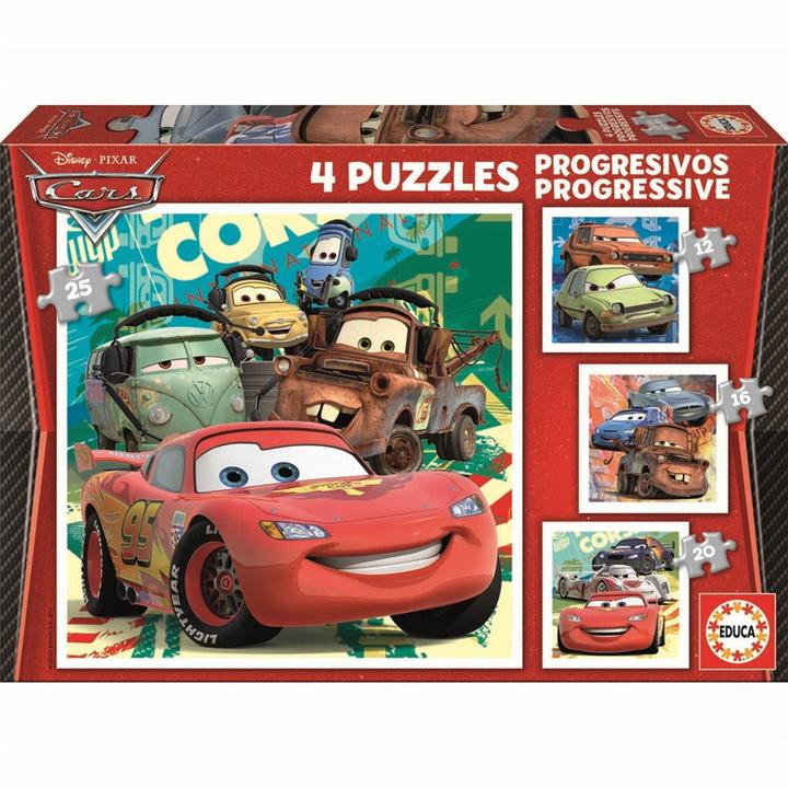 Produktbild Educa Cars in Puzzle (73 Teile)