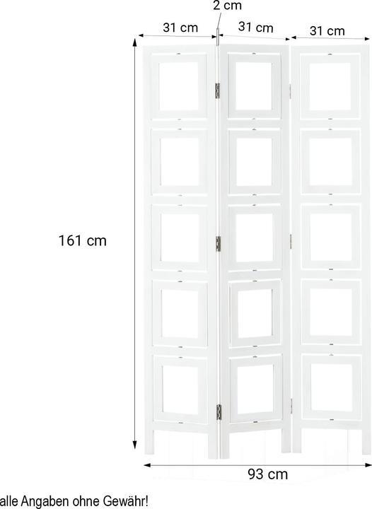 Actual product image Jamb Paravent