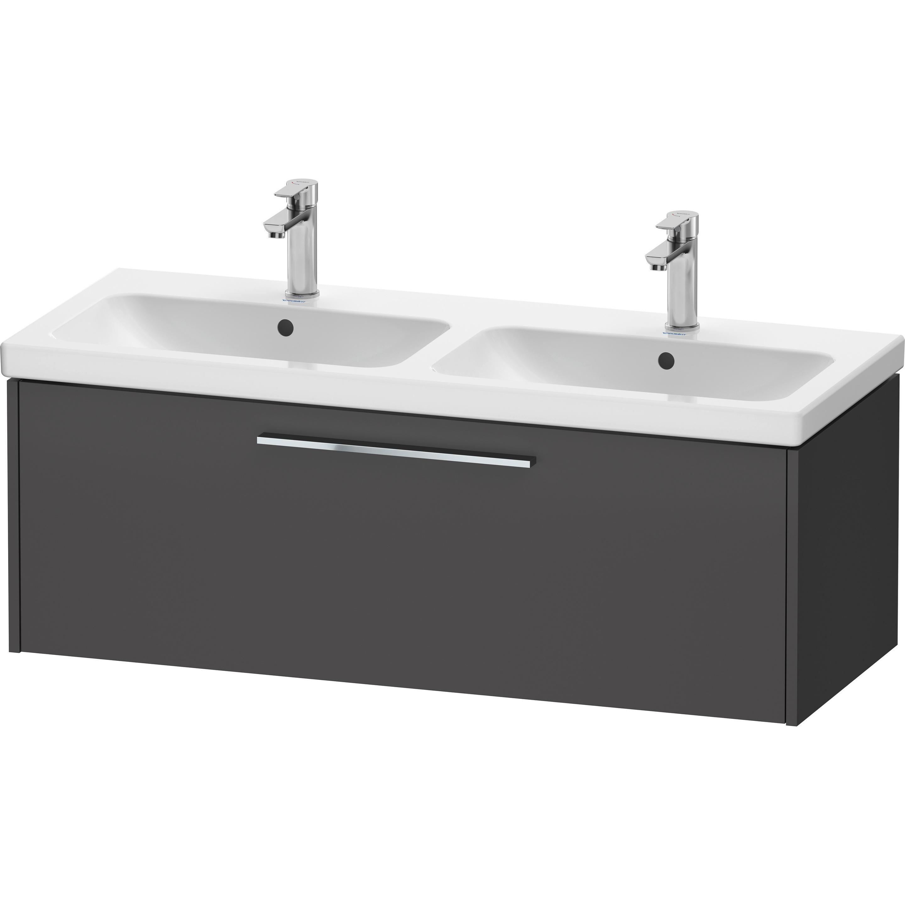 Duravit, Waschbeckenunterschrank, D-Code Waschtischunterbau, 1 Auszug, 1184x460mm, mit Griff