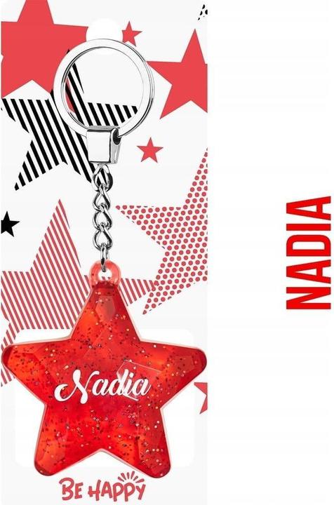 Actual product image Happy Color Star Nadia Schlüsselanhänger