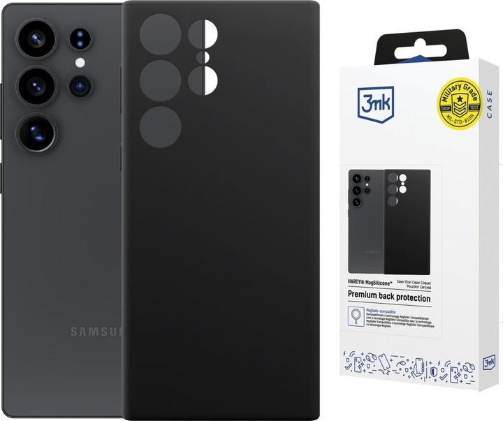 Produktbild 3MK Etui Hardy MagSilicone do Samsung Galaxy S23 Ultra czarny (Samsung Galaxy S23 Ultra)