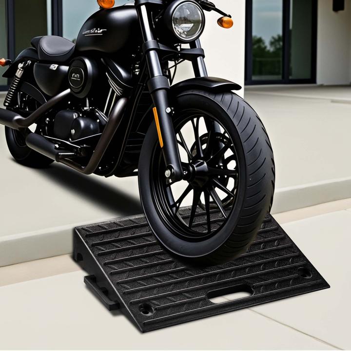 Actual product image Wiltec Kerb ramp rubber 500x315x107mm ramp access ramp car motorbike lorry