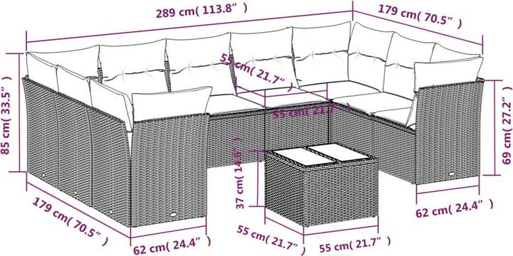 Produktbild vidaXL Brianna