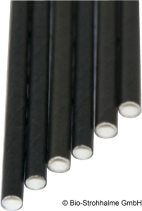 Image du produit No Name Pailles à boire en papier 6x210mm rayées rouge sac PLA à 20pcs (20 x)