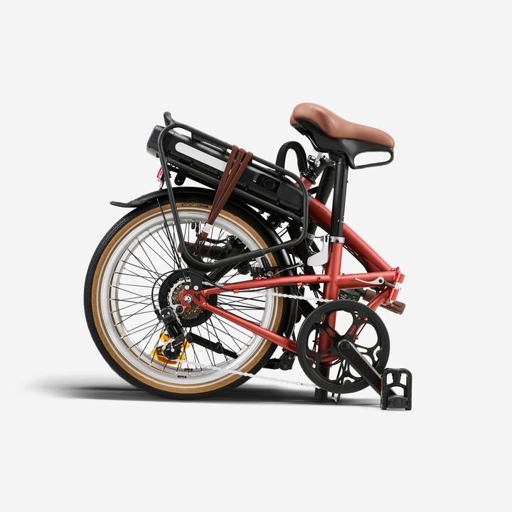 Actual product image Btwin E-Bike Faltrad Klapprad E-Fold 500 rot