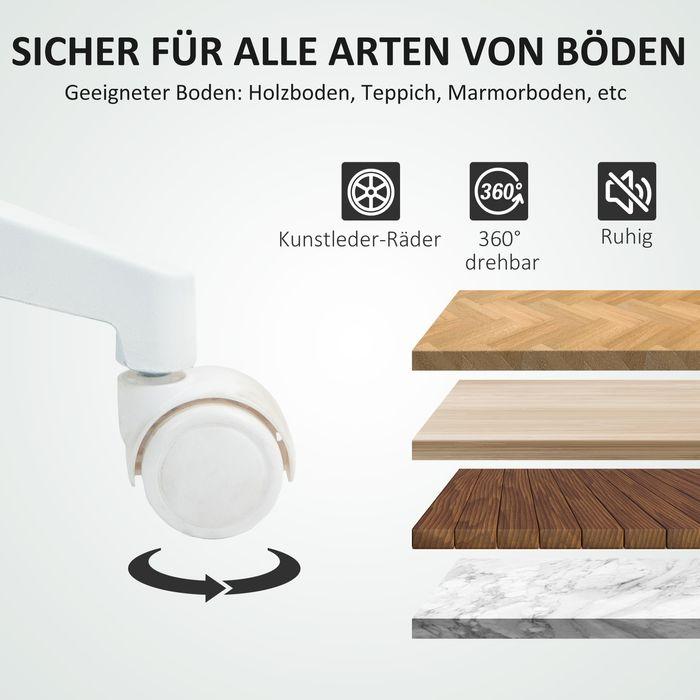 Image du produit Swisshandel24 Schreibtischstuhl, drehbar, rollbar, Netzrücken, Schaumstoffkissen, Grau