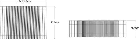 Produktbild Flexibler Lüftungsschlauch für Flachkanal, FKB 180, zu Tisc