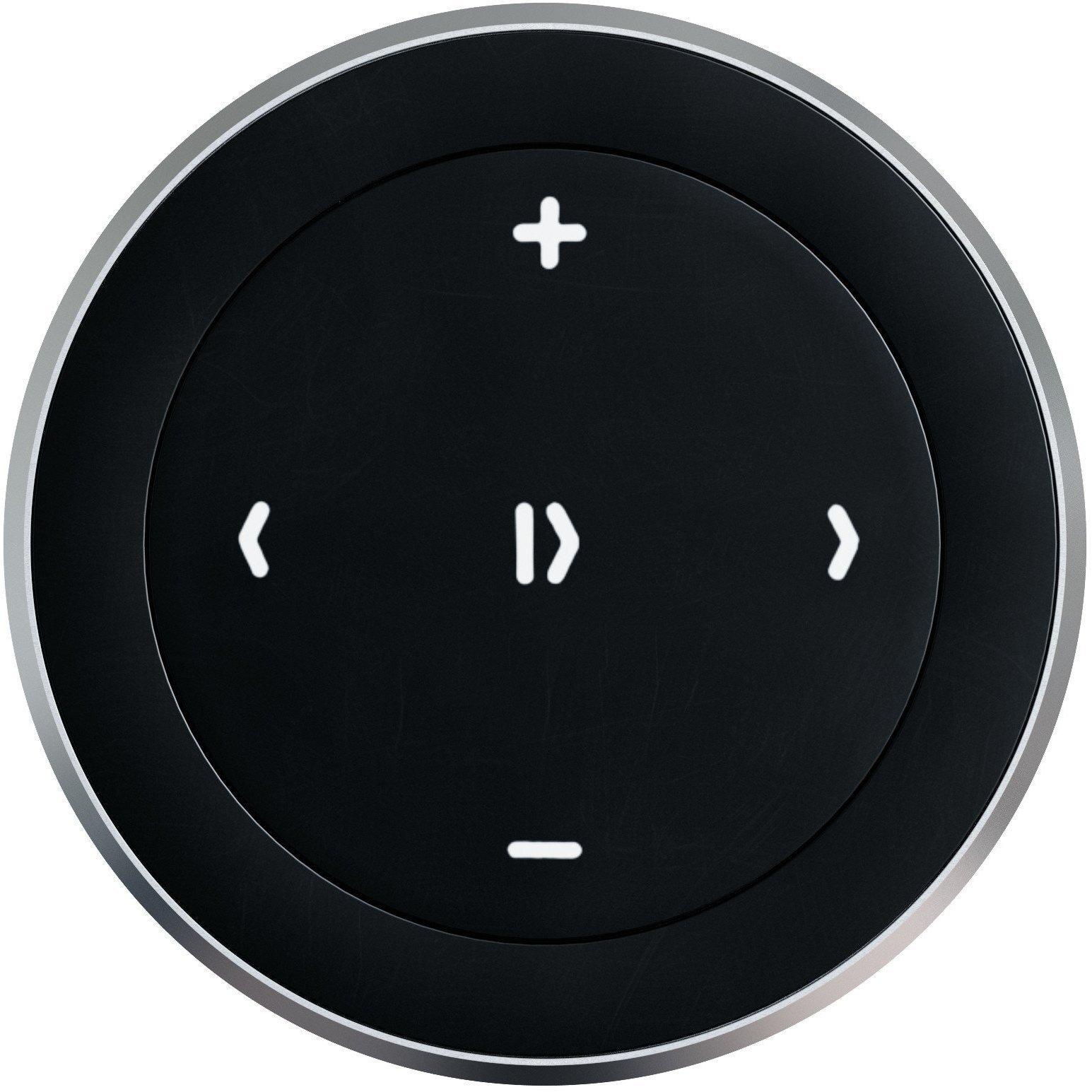 Satechi Pulsante Bluetooth Media (Telecomando specifico per il dispositivo, Bluetooth), Telecomando, Nero, Argento