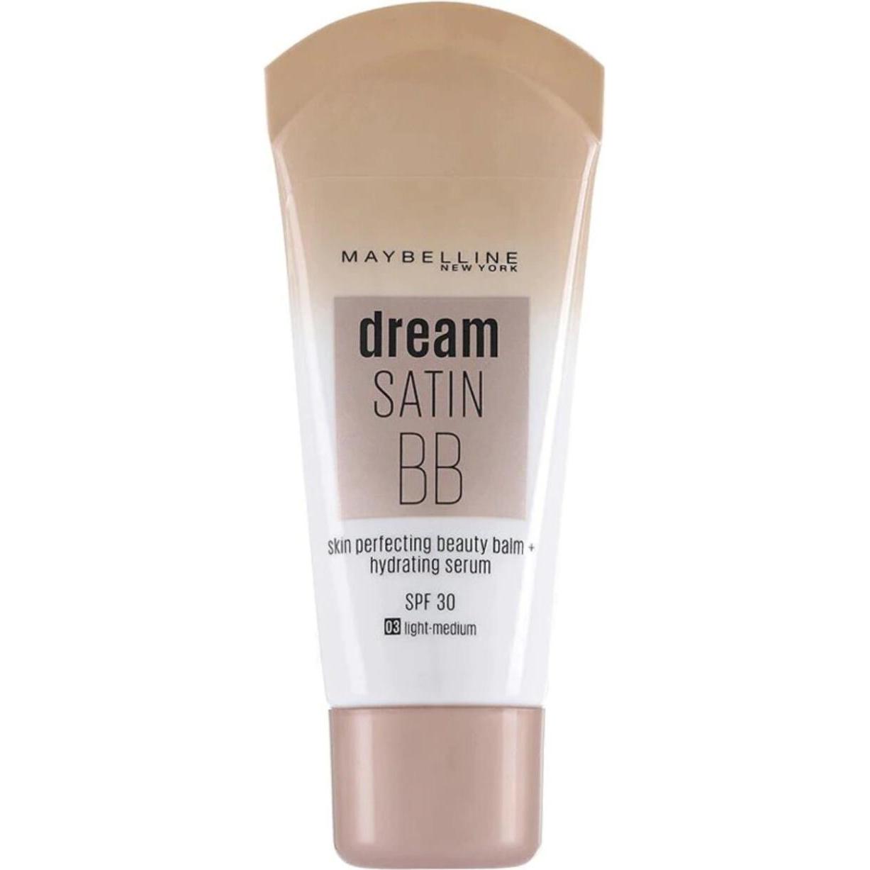 Maybelline New York, BB + CC Creme, Maybelline BB Cream Dream Satin Medium Deep Spf30 30ml