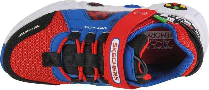 Immagine prodotto Skechers 402260L/BLMT Gametronix Bambini Scarpe da Ginnastica Basse Blu/Rosso/Multicolore (34)