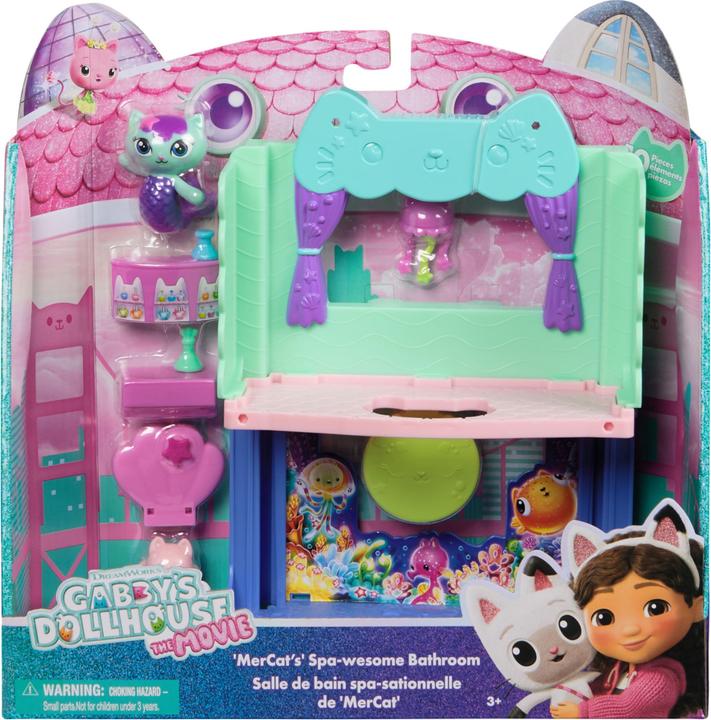 Actual product image Gabby's Dollhouse GDH PYS MovieBathroomPortalRooms GML