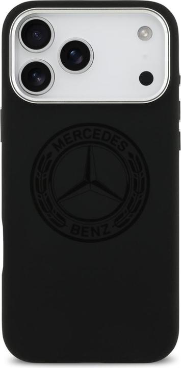 Produktbild Mercedes Etui Silicone Vintage Logo MagSafe do iPhone 17 Pro Max czarny (Apple iPhone 17 Pro Max)