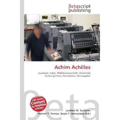 Achim Achilles, Fachbücher