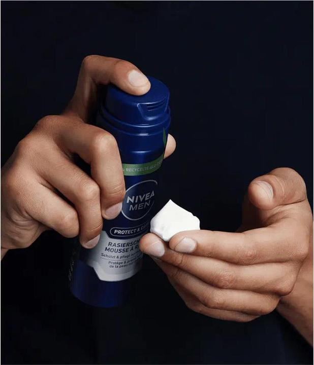 Image du produit Nivea Men Protect & Care Rasierschaum (200 ml, Mousse à raser)