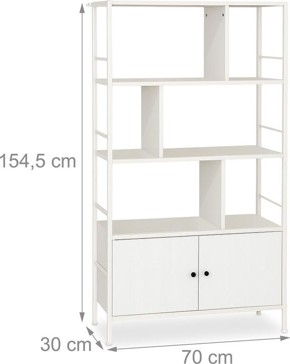 Actual product image Relaxdays Bücherregal (74 x 30 x 154.50 cm)