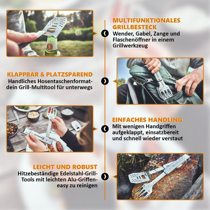 Actual product image Burnhard Multitool 4-in-1