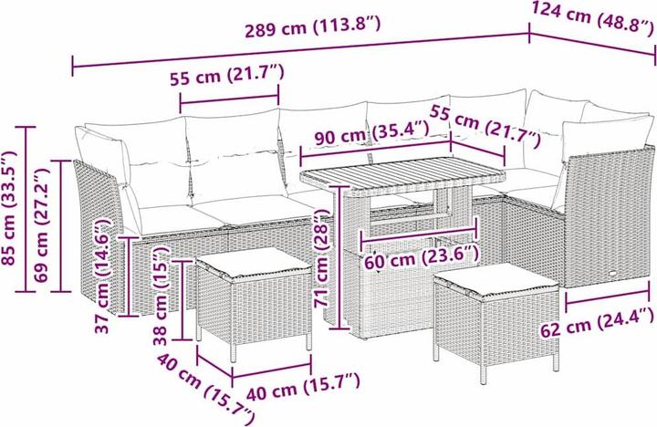 Produktbild vidaXL Benson