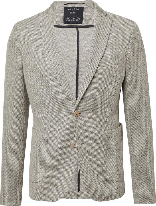 Actual product image S.Oliver Indoor-Jacke s.O JOGG: Strukturiertes Sakko aus meliertem Jersey (56)