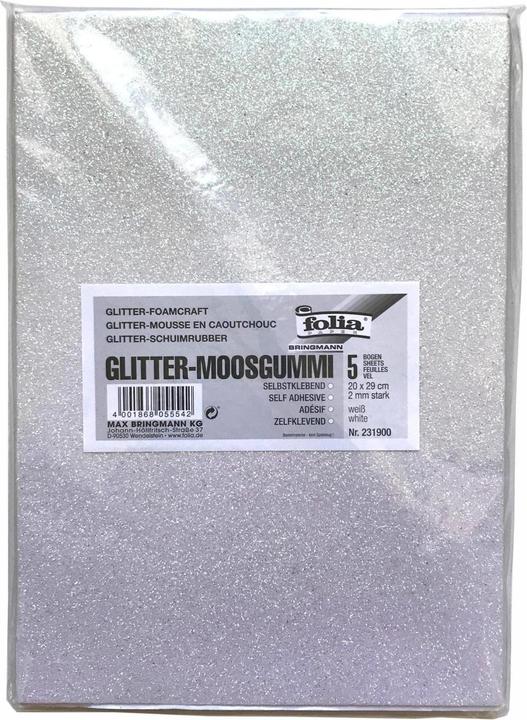 Silber Glitter