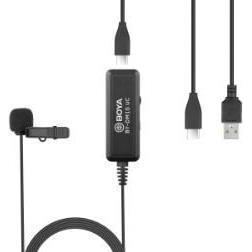 Boya Juoda Microfoni By-Dm10uc Lavalier, Microfono