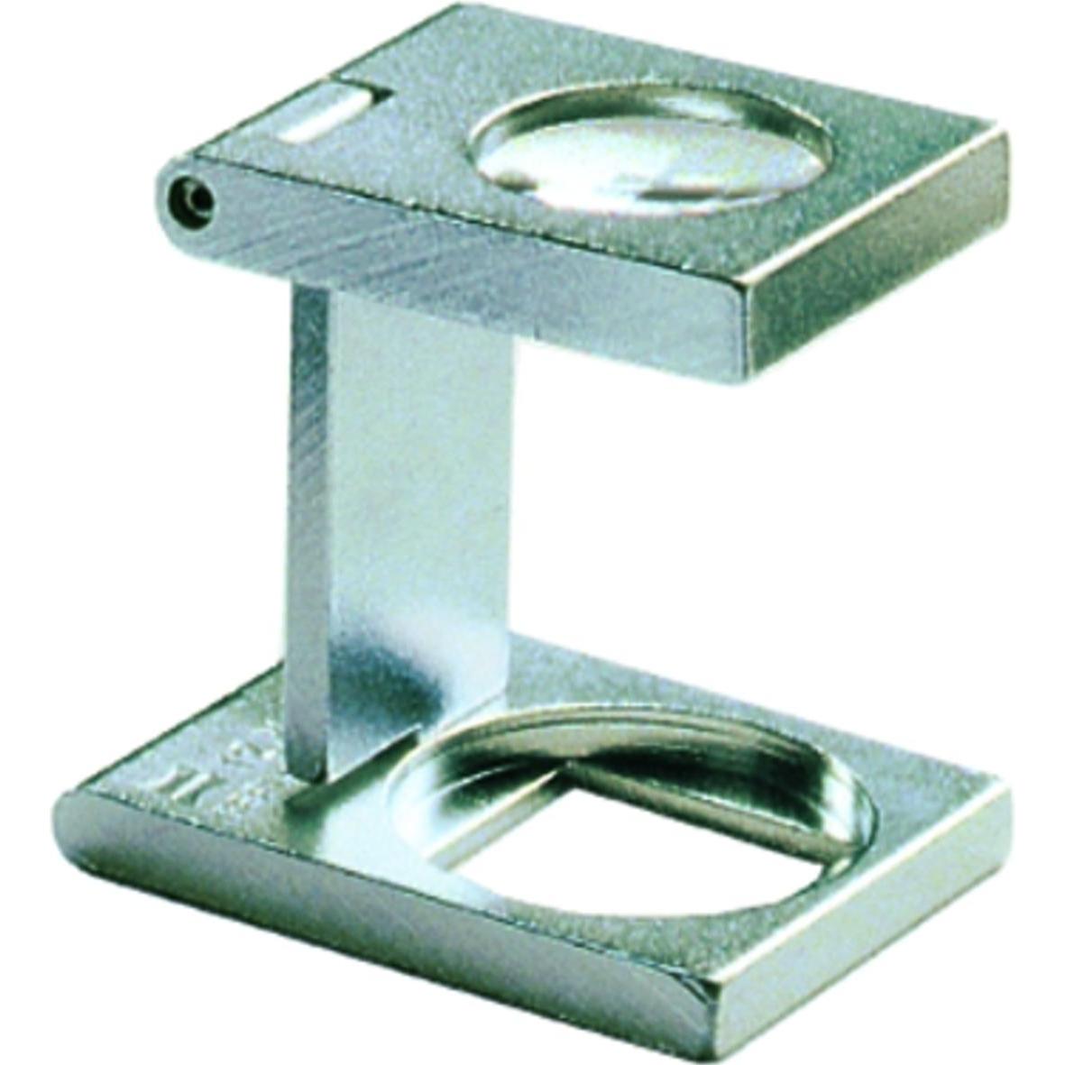 Ecobra, Lupe, Fadenzähler Messing 15x15mm 10-fach