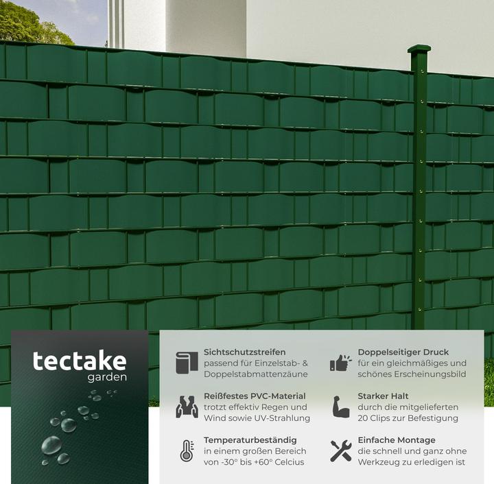 Actual product image tectake PVC privacy film