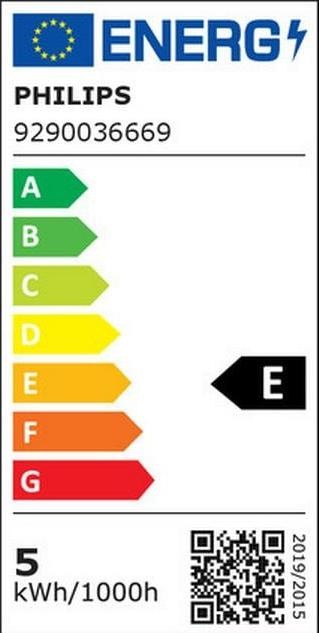 Energie-Label Philips Hue 4.2W GU10 1P (GU10, 4.20 W, 400 lm, 1 x, E)