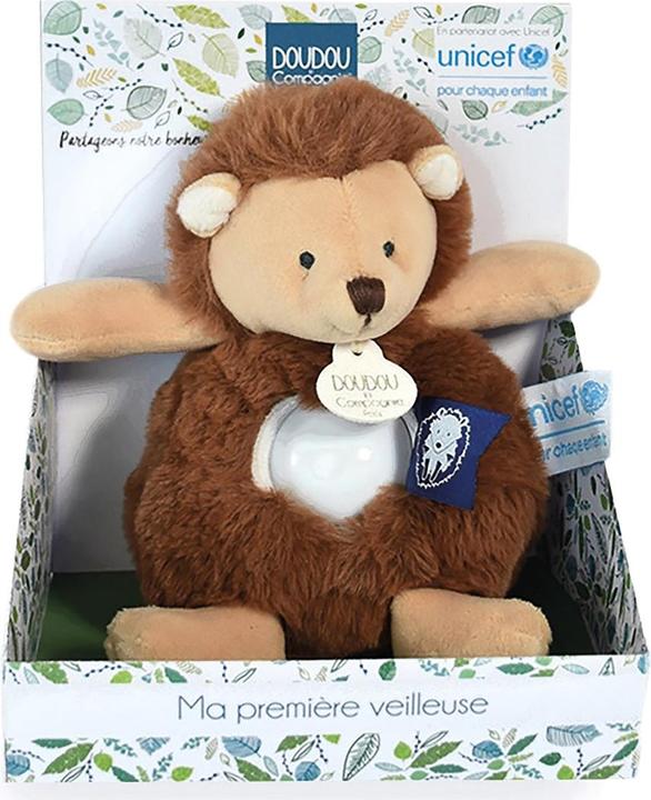 Image du produit Doudou et Compagnie Unicef Hérisson Veilleuse 15cm