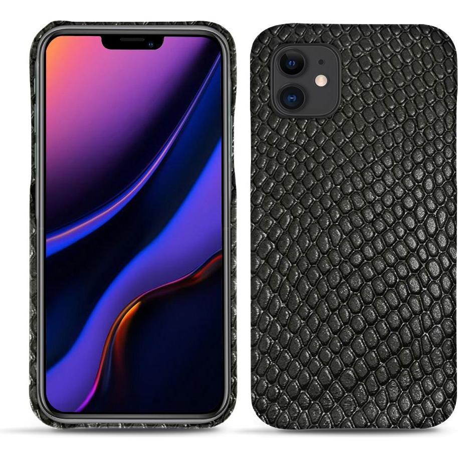 Noreve Lederschutzhülle (Apple iPhone 11), Smartphone Hülle, Schwarz
